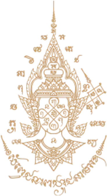 Yant Phra Lak Na Thong by Ajarn Noo Ganpai