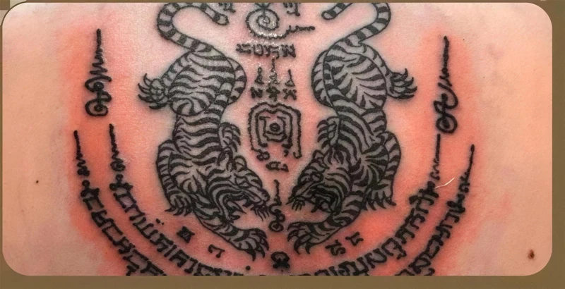 Ink Sak Yant by Ajarn Noo Ganpai