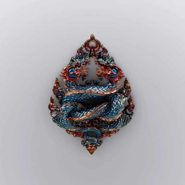 Enameled Copper, Friday Color - Phaya Naga Coin, Nak Kiao Edition - Highness Amulet