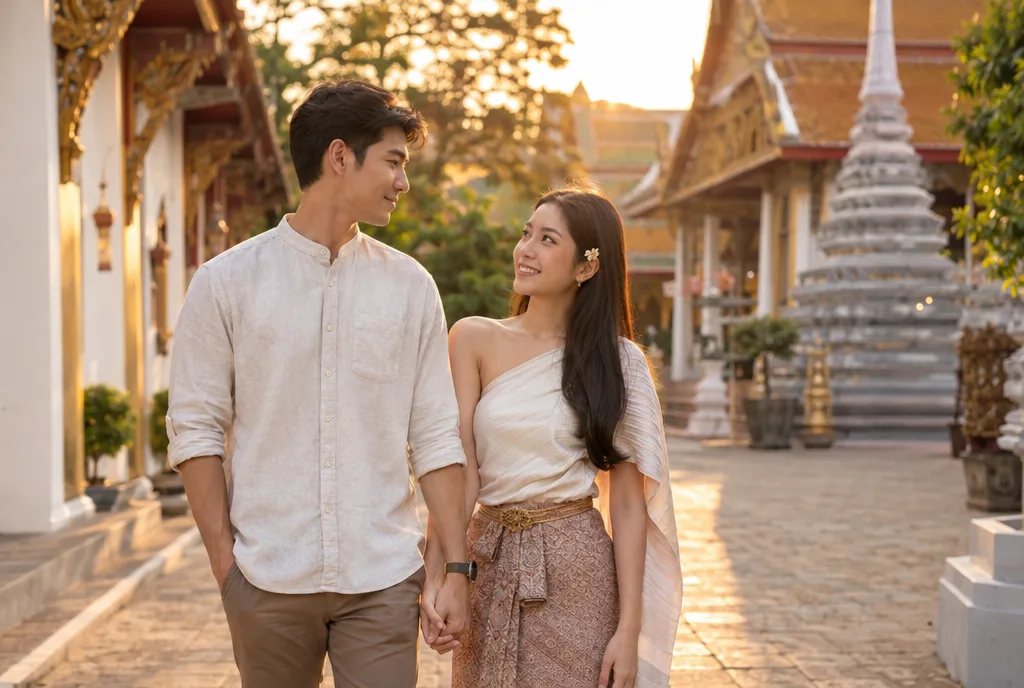 คู่รักเลือกเครื่องรางคู่ด้วยกันอย่างตั้งใจ