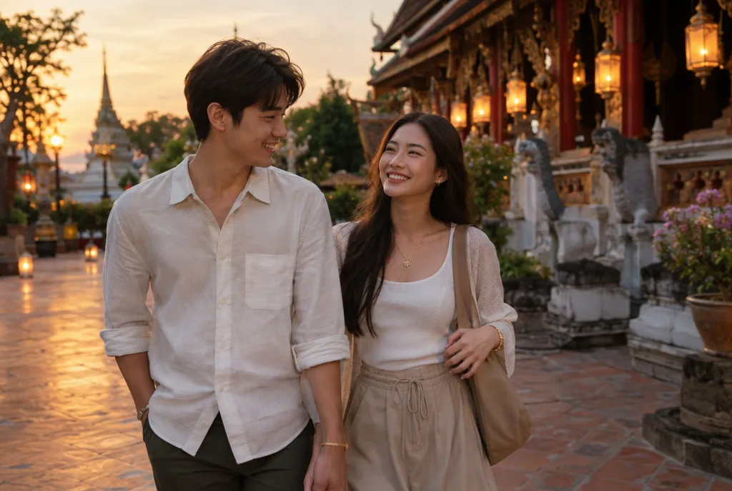 คู่รักสายมูยุคใหม่สวมเครื่องรางมงคลในชีวิตประจำวัน